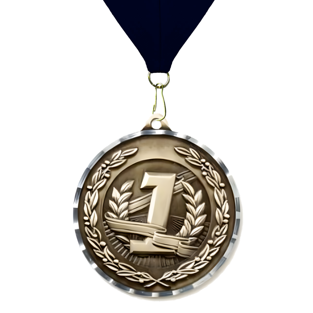 Sculptured 2.75" Neck Award Medals