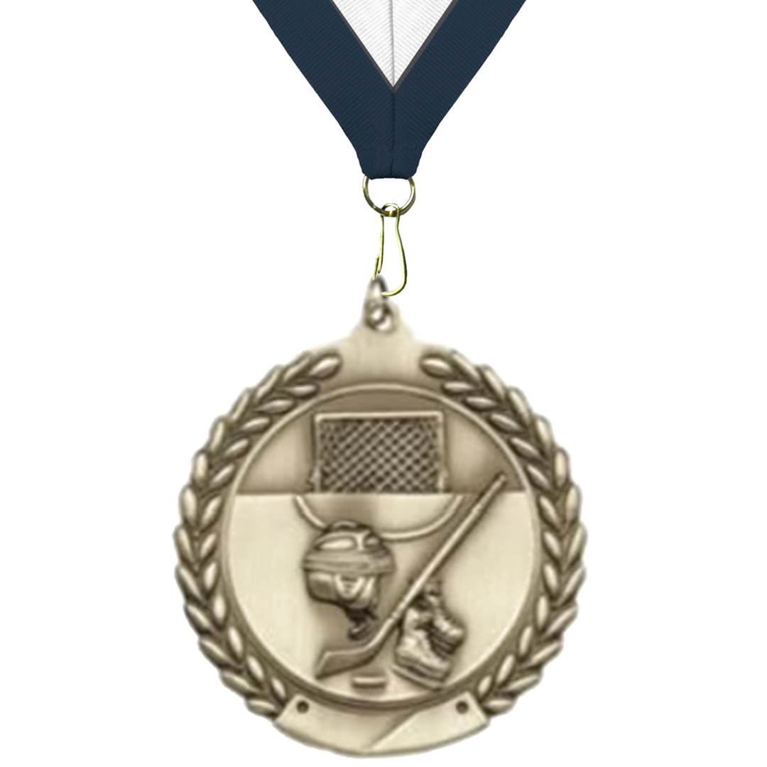 Hockey Sculptured 2.75" Neck Award Medals