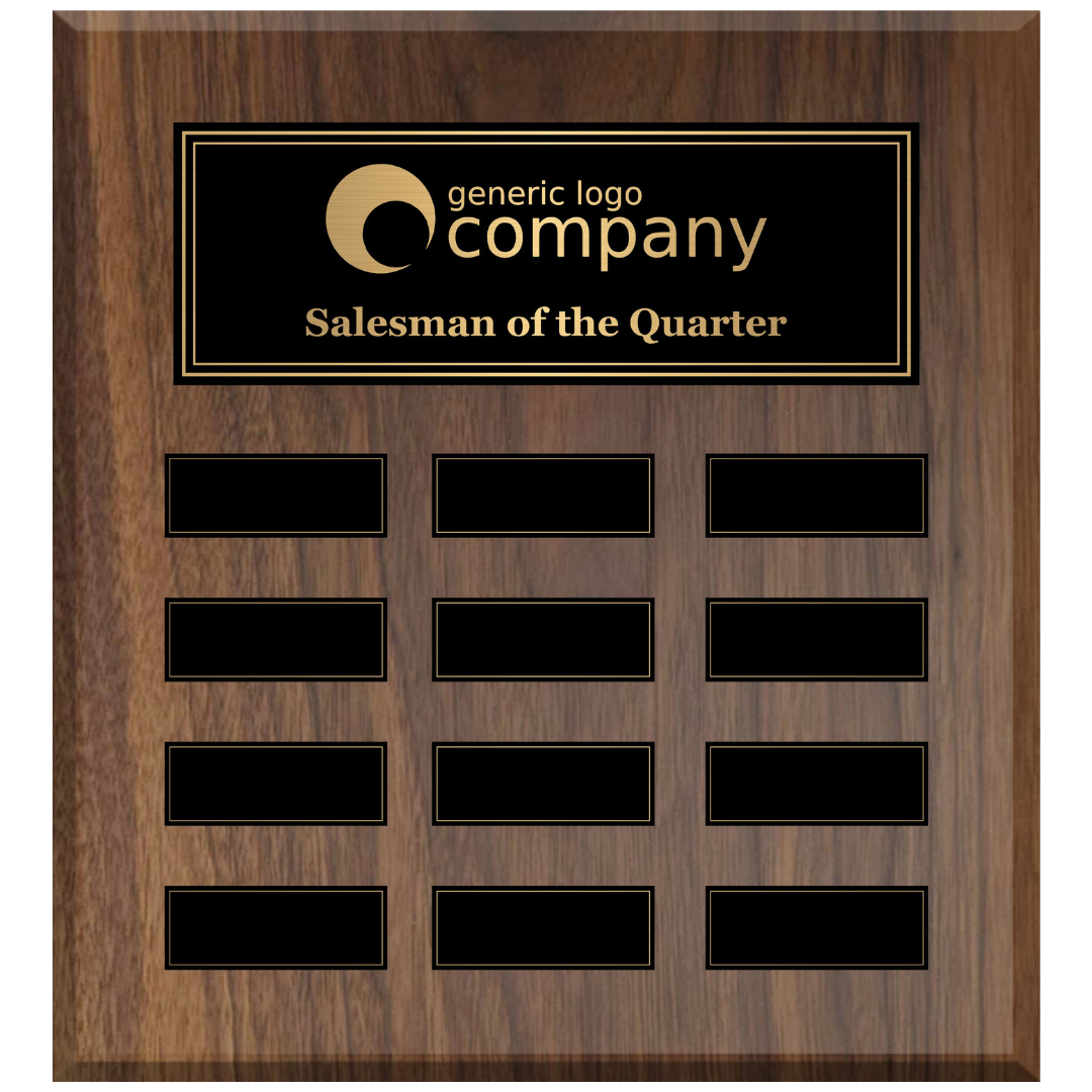 12 Plate Perpetual Plaque