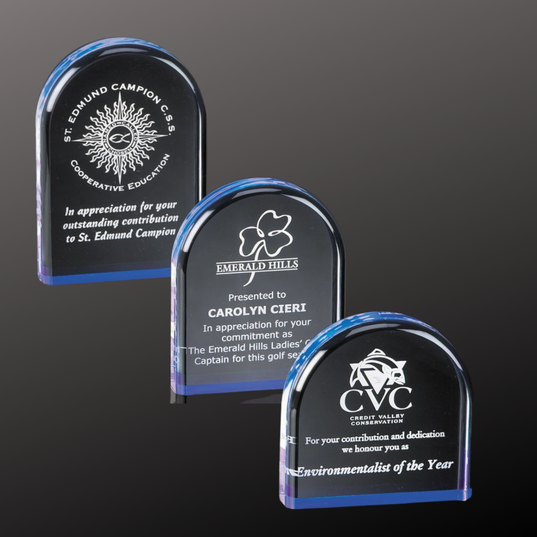 Reflections Dome Series Stand Up Acrylic Award