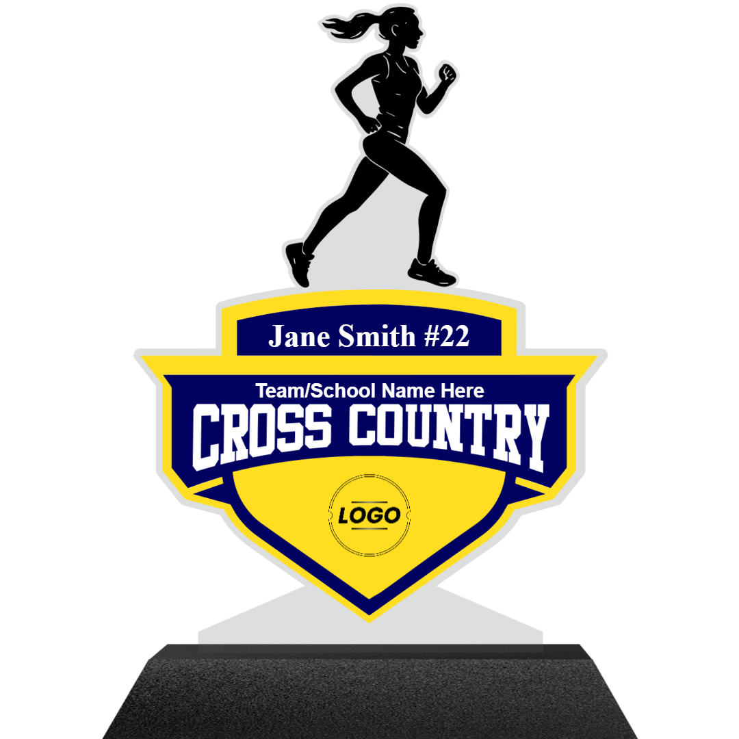 Women's Cross Country Acrylics