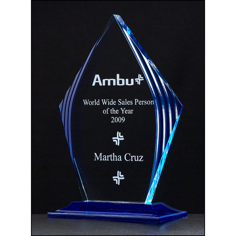 Diamond Acrylic Stand Up Award
