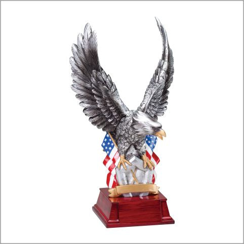 Eagle & Flags with Cherry Base