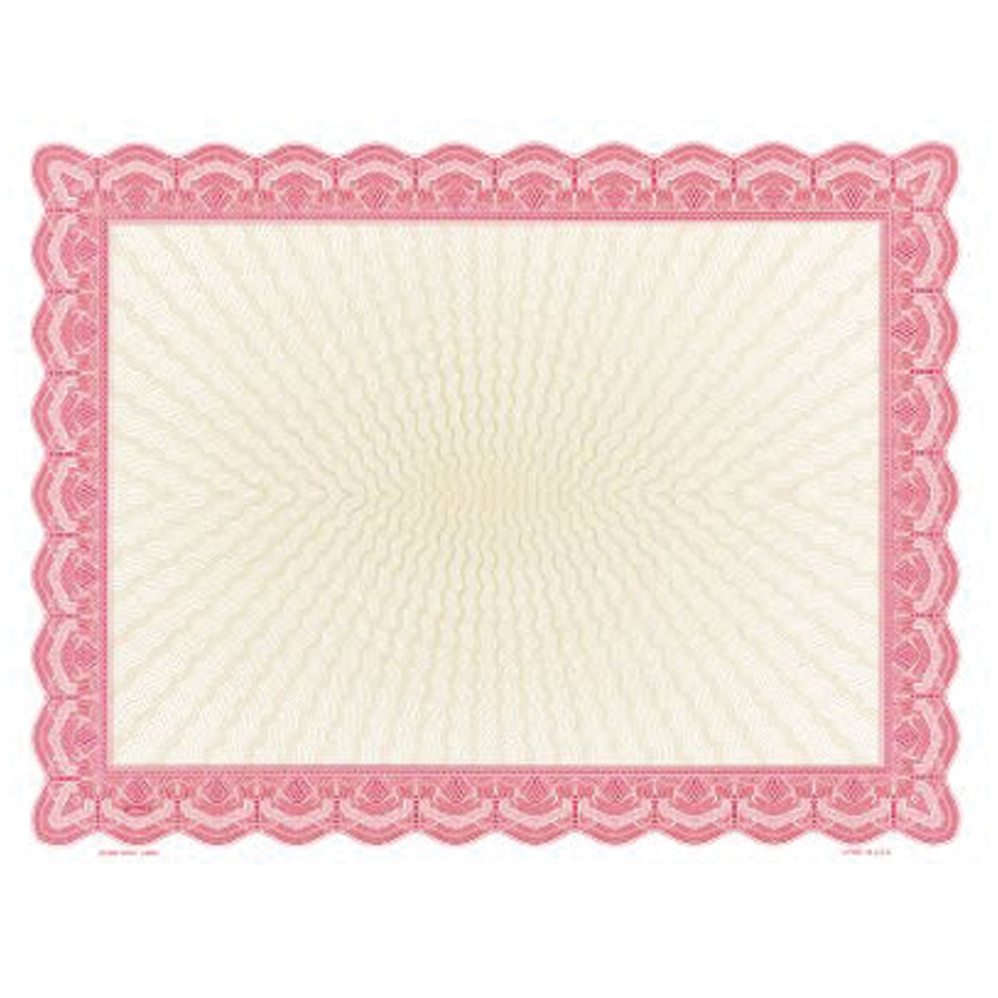 8 1/2" x 11" Bison Series Blank Certificate