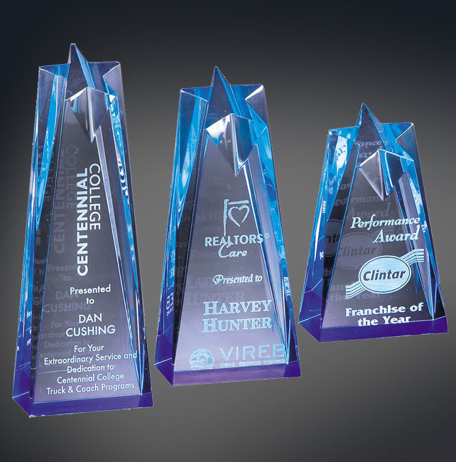 Star Series Acrylic Stand Up Award