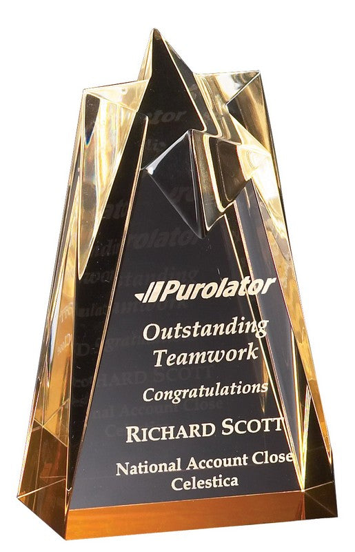 Star Series Acrylic Stand Up Award