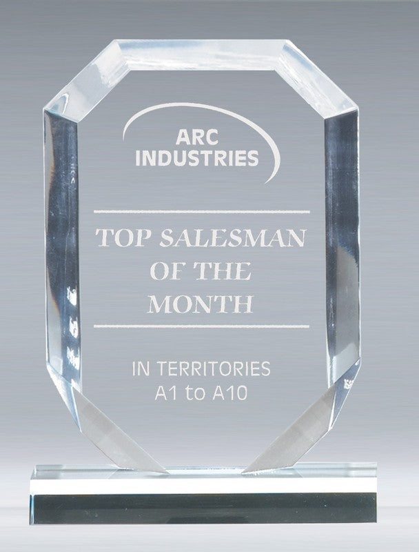 Jewel Series Acrylic Stand Up Award