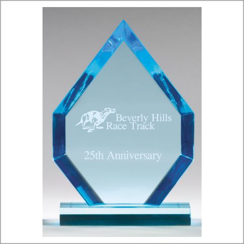 Jeweled Arrowhead Series Acrylic Stand Up Award
