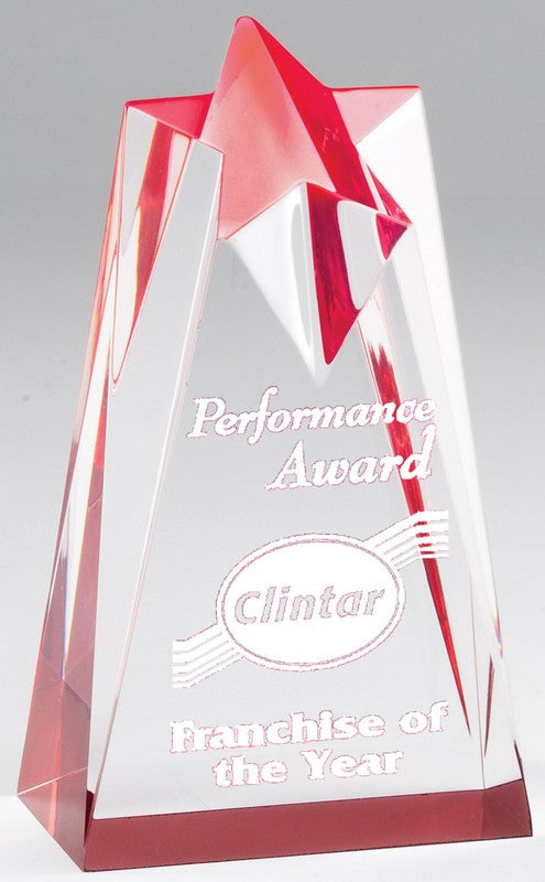 Star Series Acrylic Stand Up Award