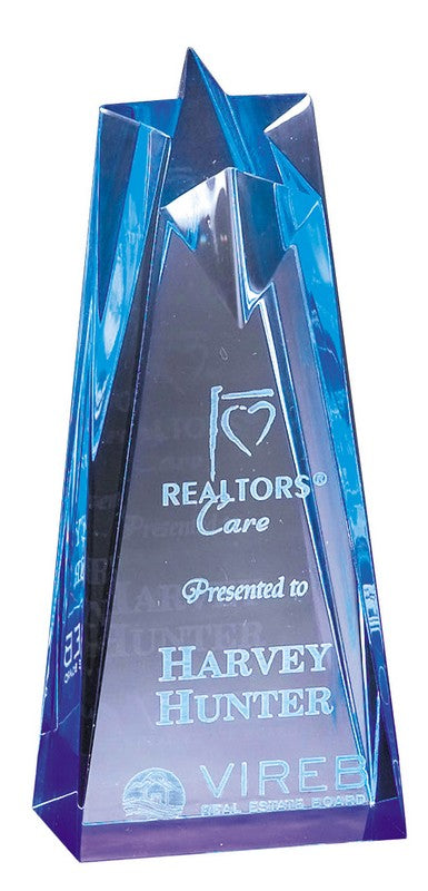 Star Series Acrylic Stand Up Award