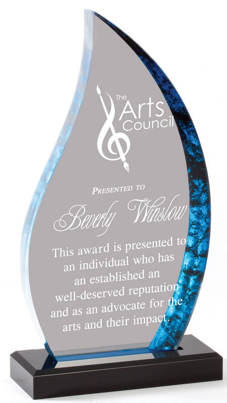 Avanti Flame Stand Up Acrylic Award