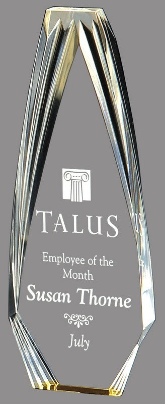 Diamond Obelisk Stand Up Acrylic Award