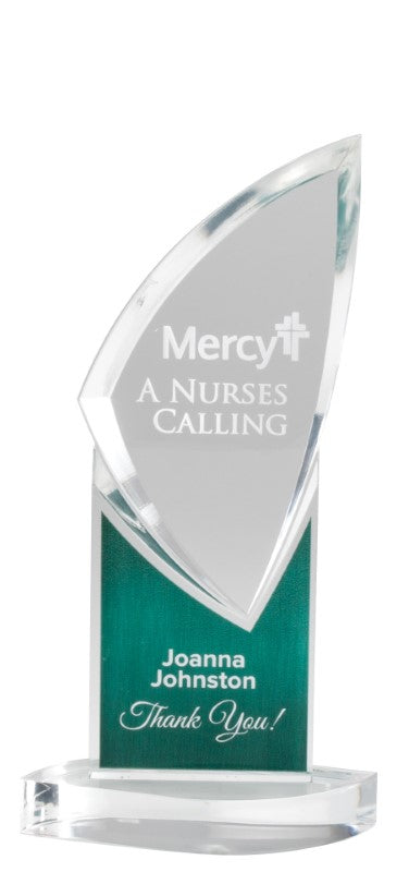 Zenith Series Stand Up Acrylic Award