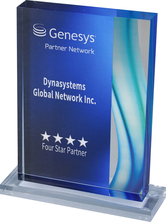 Aqua Series Stand Up Acrylic Award