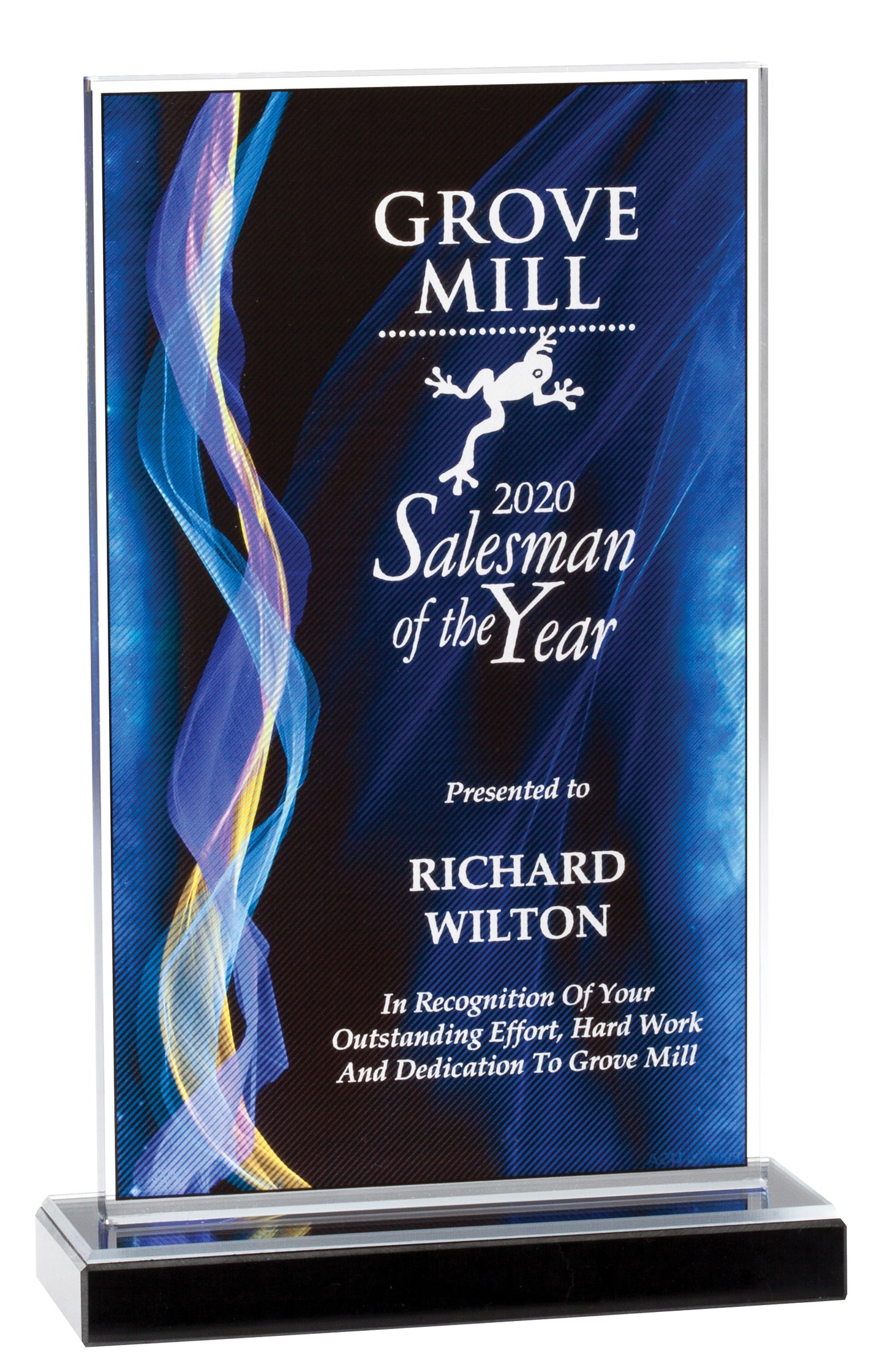 Illusion Series Stand Up Acrylic Award