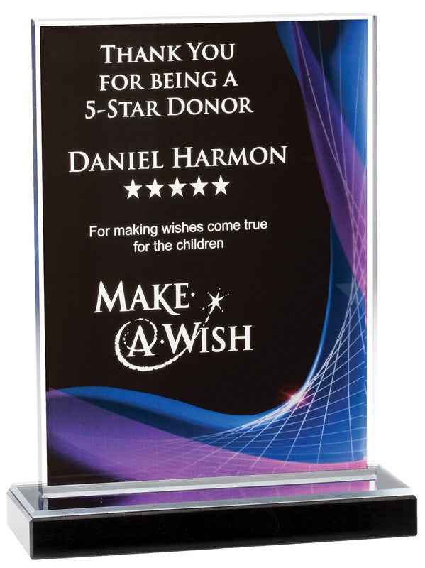 Illusion II Series Stand Up Acrylic Award
