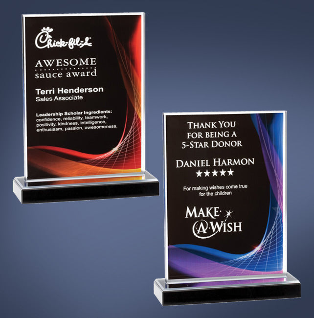 Illusion II Series Stand Up Acrylic Award