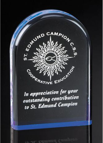Reflections Dome Series Stand Up Acrylic Award