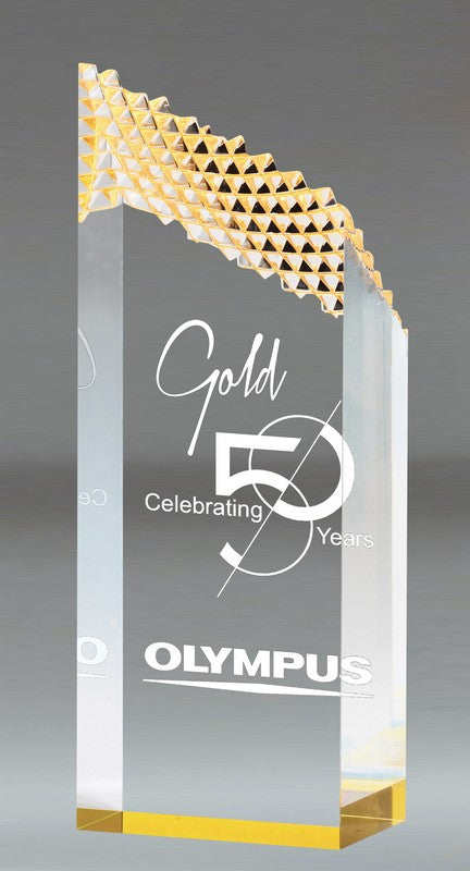 Diamond Ridge Series Stand Up Acrylic Award