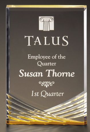 Inspire Series Stand Up Acrylic Award