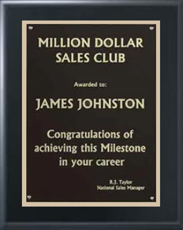 Classic Double Plated Plaque