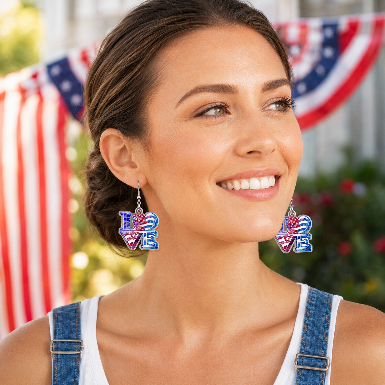 4th of July Earrings - America 250