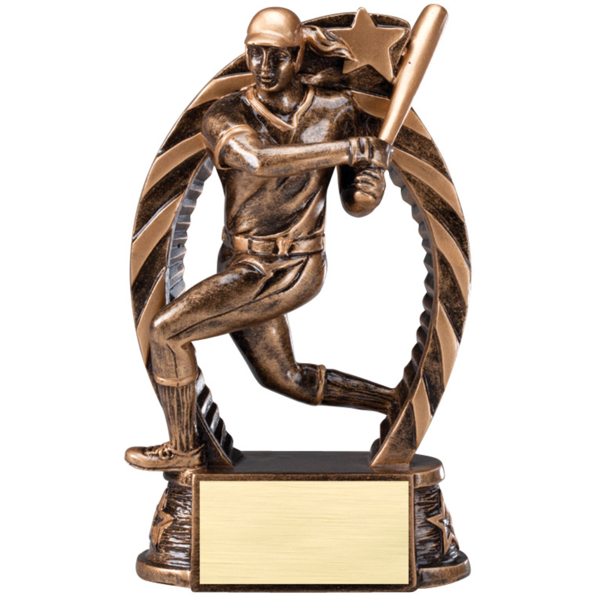 Baseball Running Star Resin Award