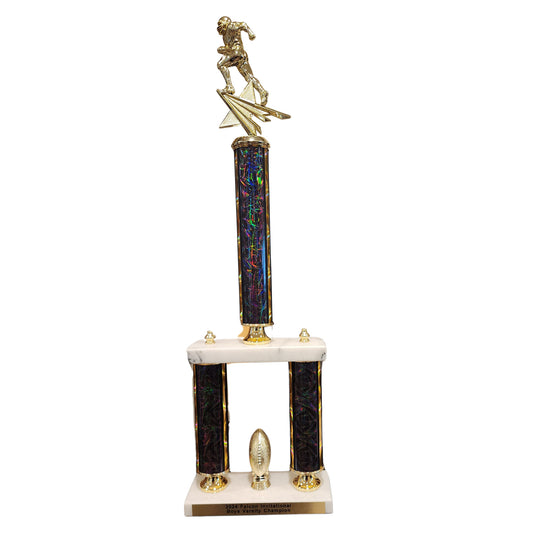 Three Column Two Tier Trophy