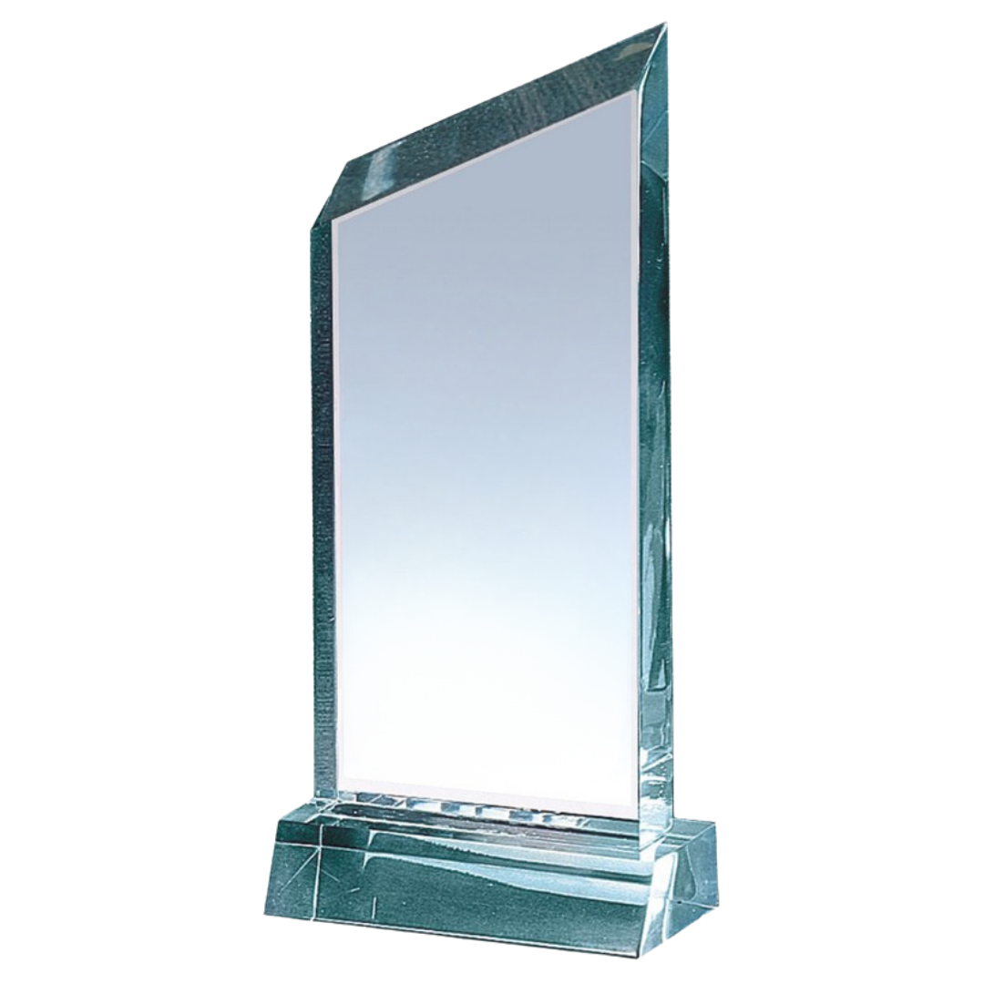 Jade Wedge Series Stand Up Acrylic Award