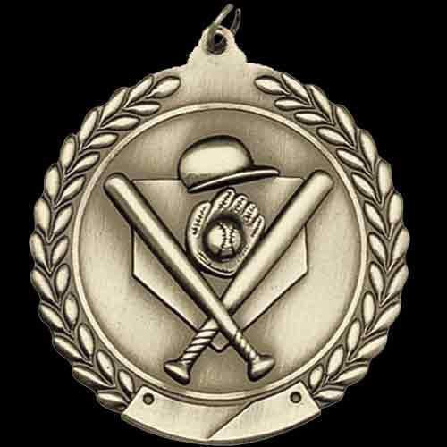 Baseball M Series 2 3/4" Sculptured Medal