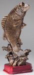 Bass Standing Resin Trophy Large Figure Trophies