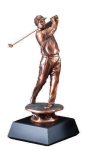 Resin Golfer Large Figure Trophies