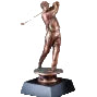 Resin Golfer Large Figure Trophies