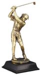 Golf Driver Female Large Figure Trophies