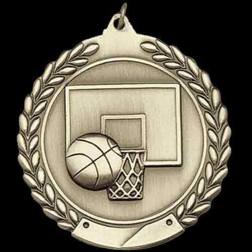 Basketball M Series 2 3/4" Sculptured Medal