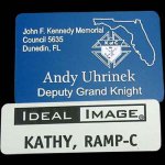 Laser Engraved Plastic Name Badges Laser Engraved Plastic Name Badges