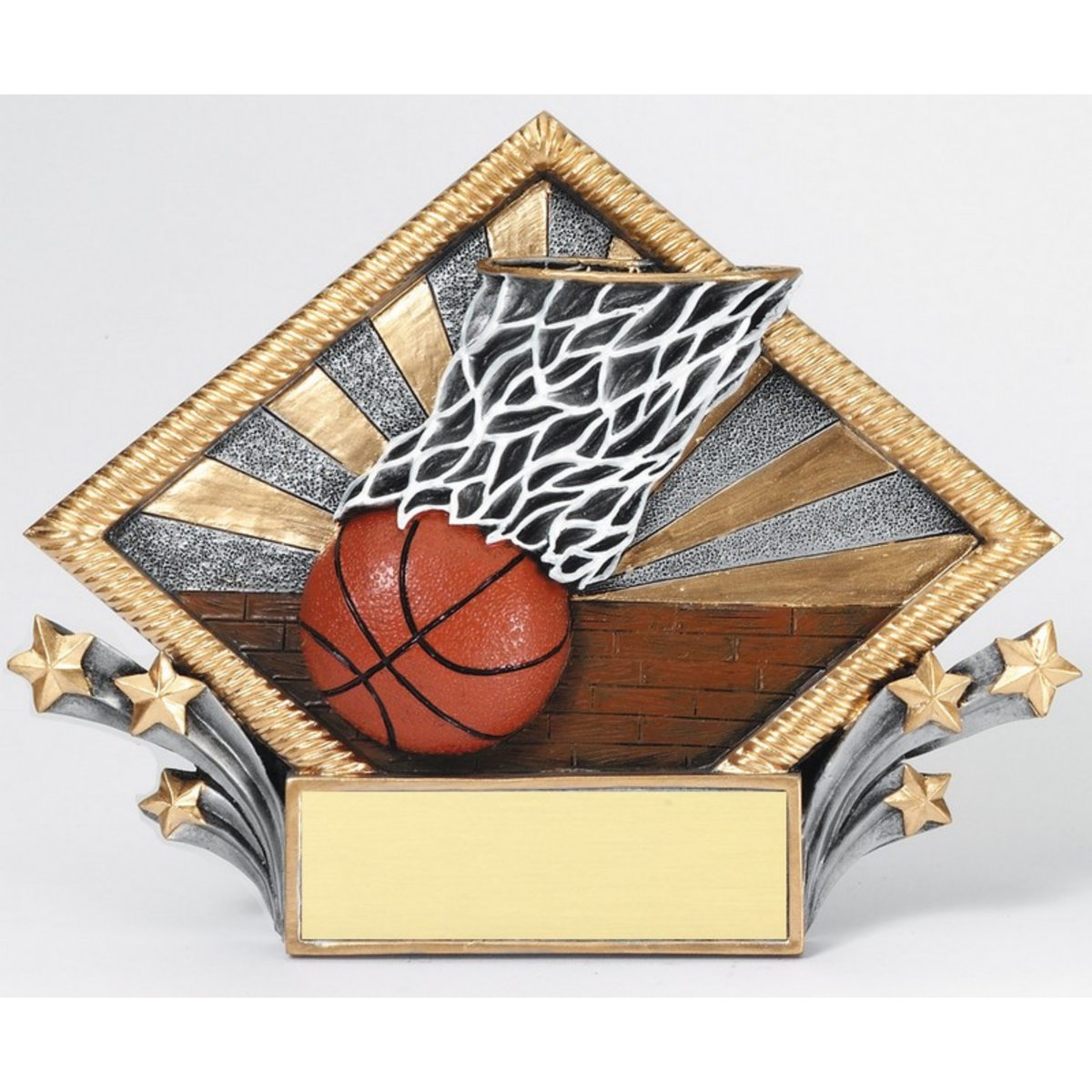 Basketball Resin Diamond Plate