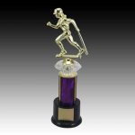 Diamond Riser Trophy with Column Single Column Trophies