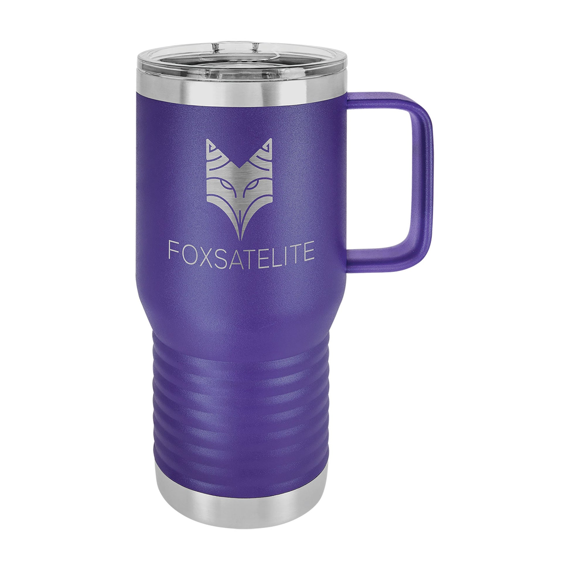 Polar Camel 20 oz. Vacuum Insulated Travel Mug with Slider Lid Purple