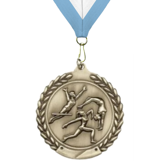 Gymnastics Sculptured 2.75" Neck Award Medals