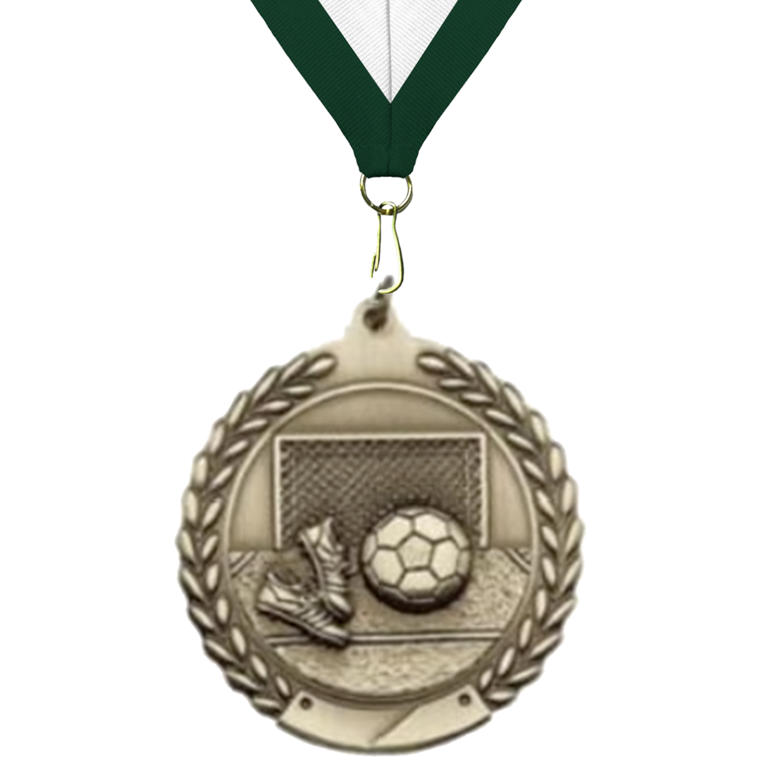 Soccer Sculptured 2.75" Neck Award Medals
