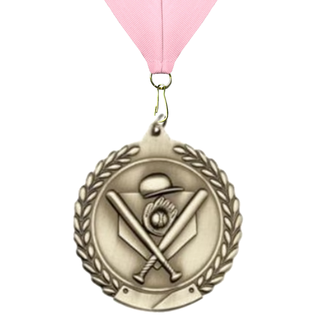 Softball Sculptured 2.75" Neck Award Medals