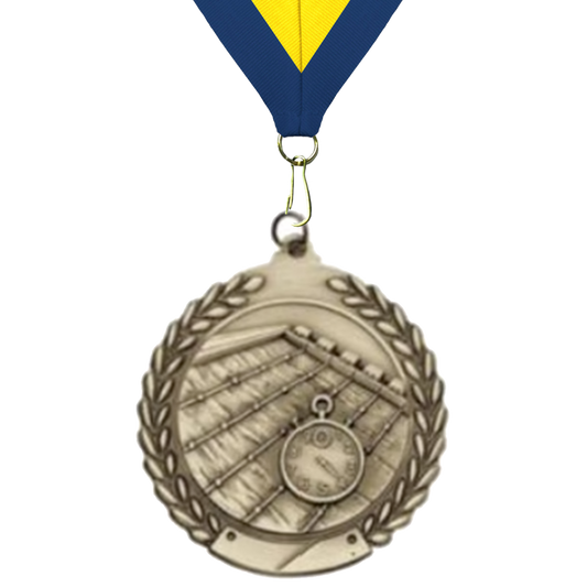 Swimming Sculptured 2.75" Neck Award Medals
