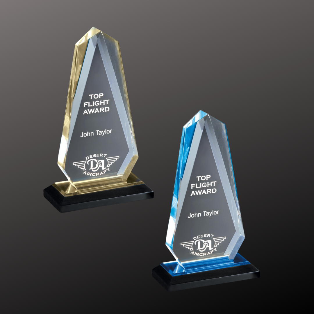 Impress Reflections Arrowhead Series Stand Up Acrylic Award