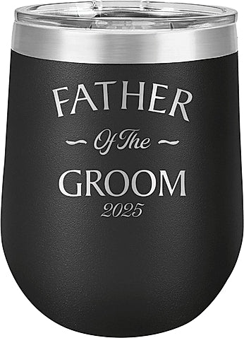 12 oz Stemless Insulated Wine Glass