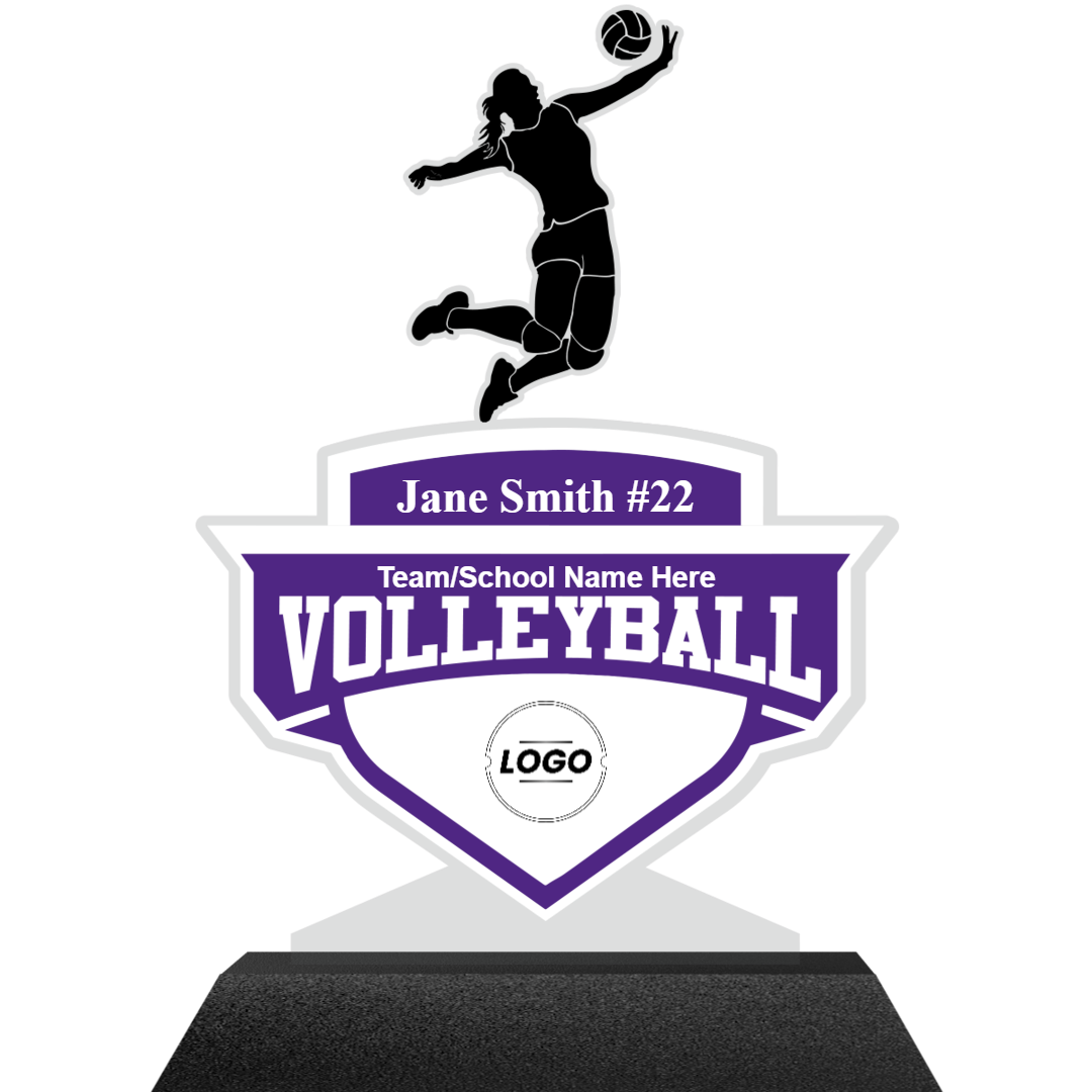 Women's Volleyball Acrylics