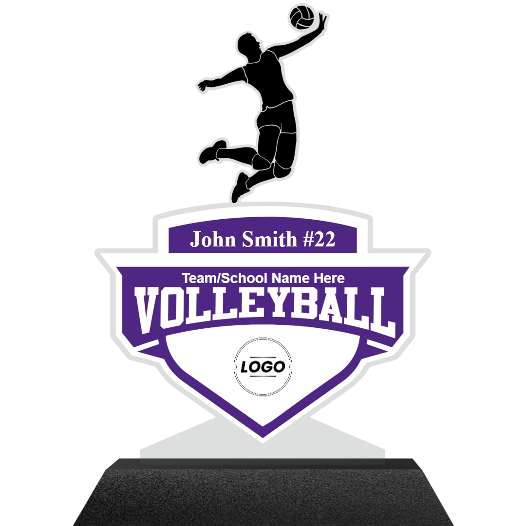 Men's Volleyball Acrylics