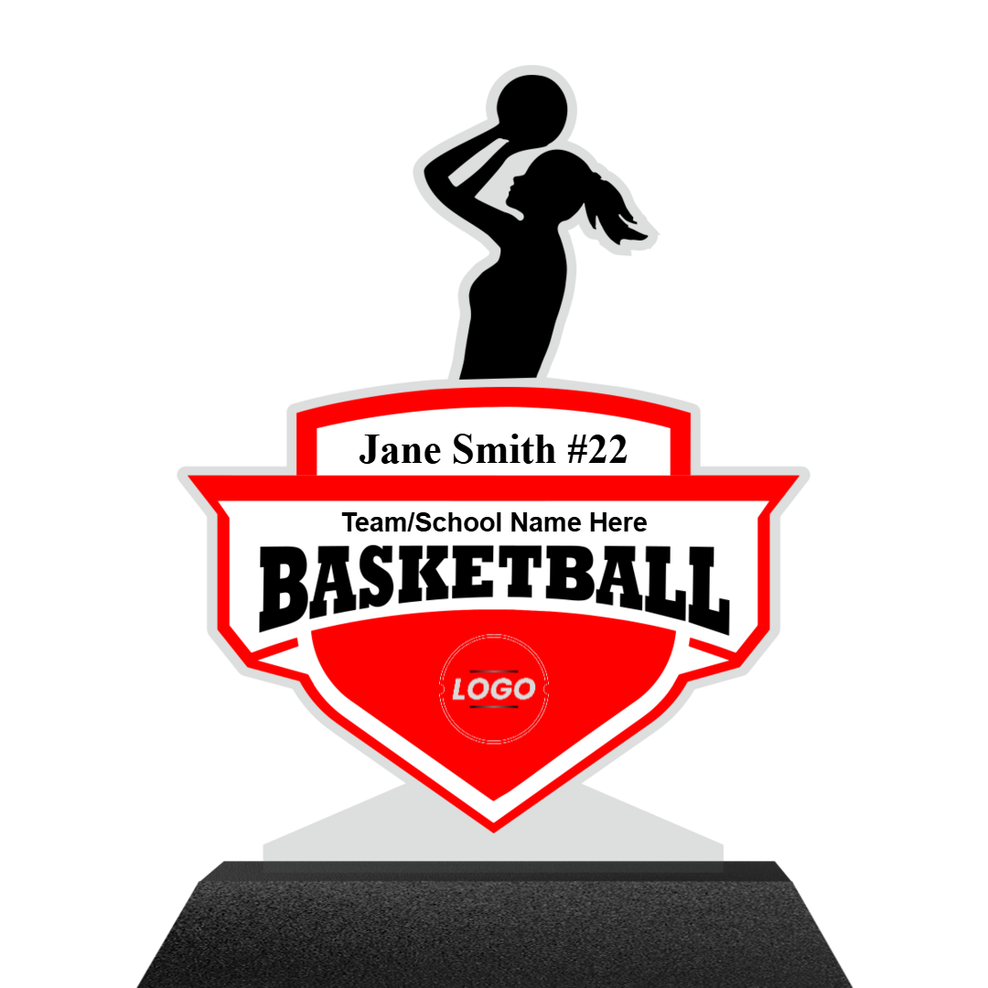 Women's Basketball Acrylics