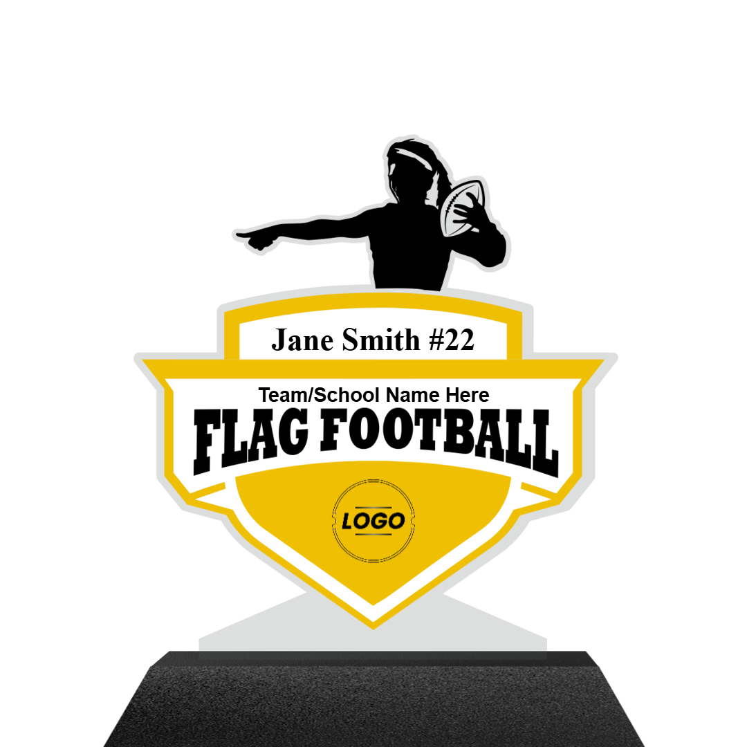 Flag Football Acrylics