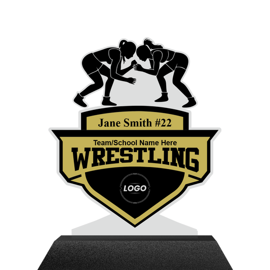 Women's Wrestling Acrylics